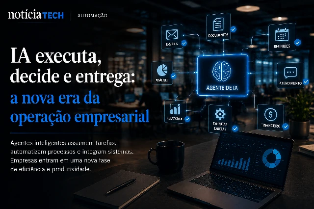 Agentes de IA começam a substituir fluxos operacionais tradicionais