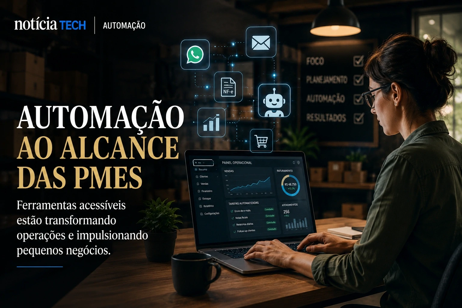 Automação operacional em pequenas empresas