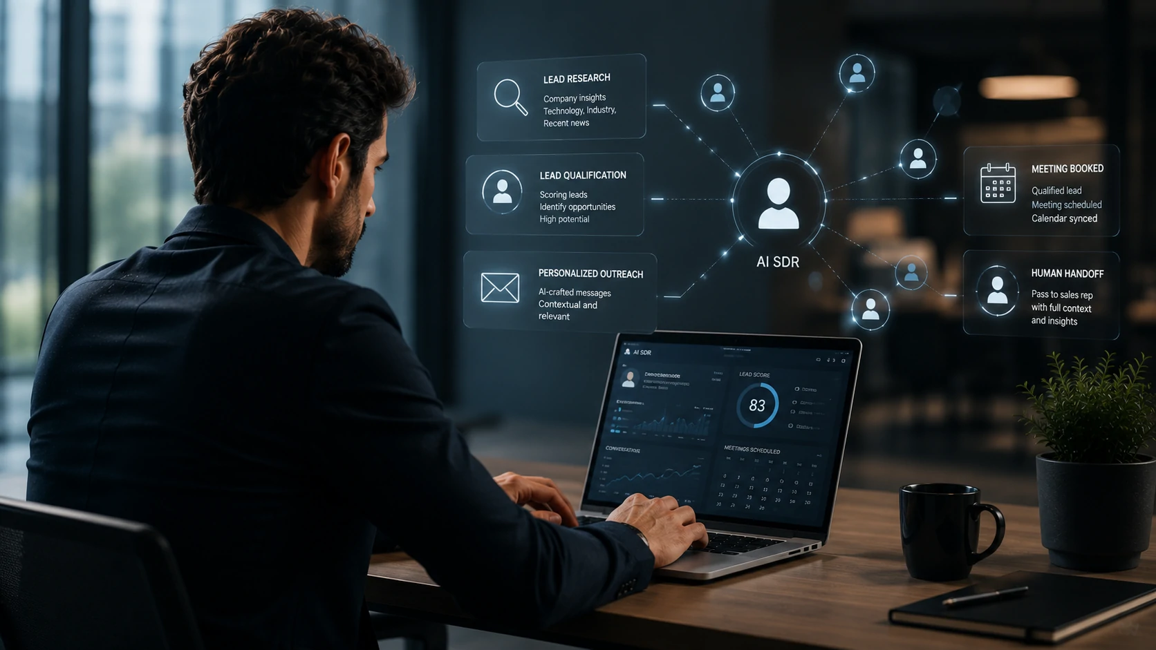 Fluxo de funcionamento do AI SDR