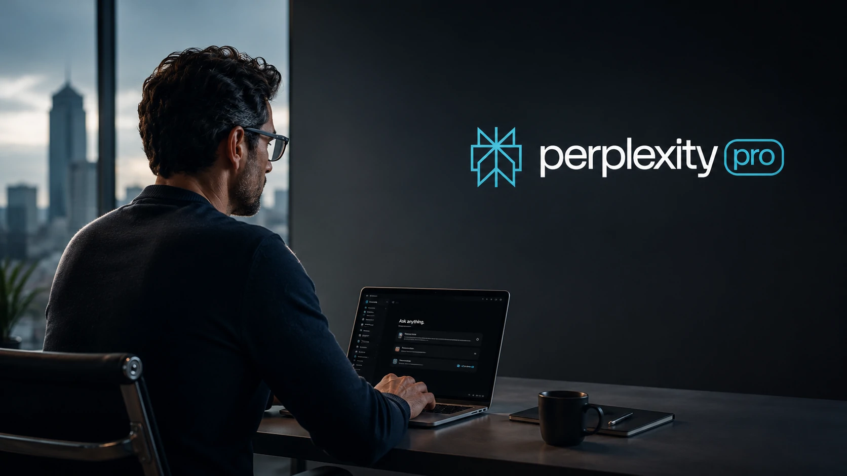 Perplexity Pro in a corporate artificial intelligence environment