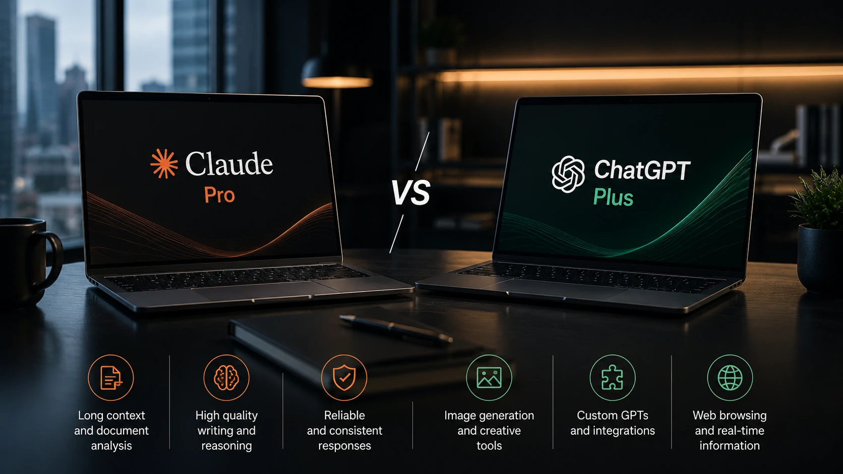 Comparação entre plataformas de inteligência artificial para uso profissional