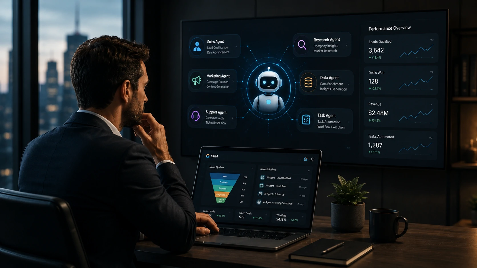 Comparação entre os principais CRMs corporativos com recursos de inteligência artificial