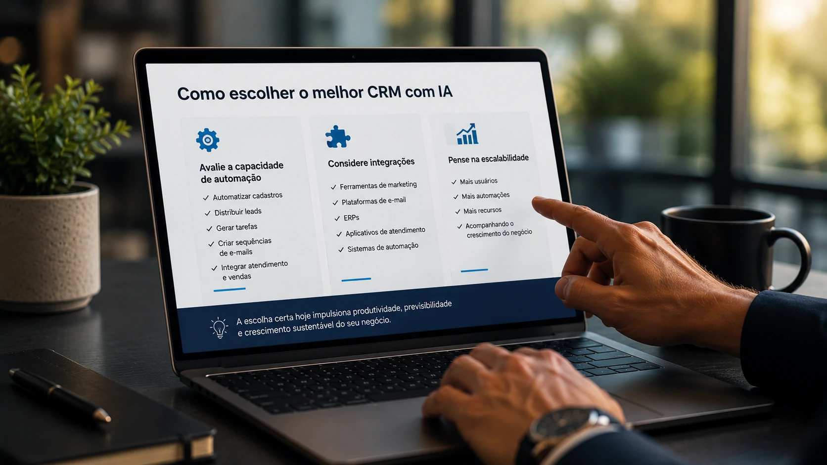 Como escolher um CRM com IA