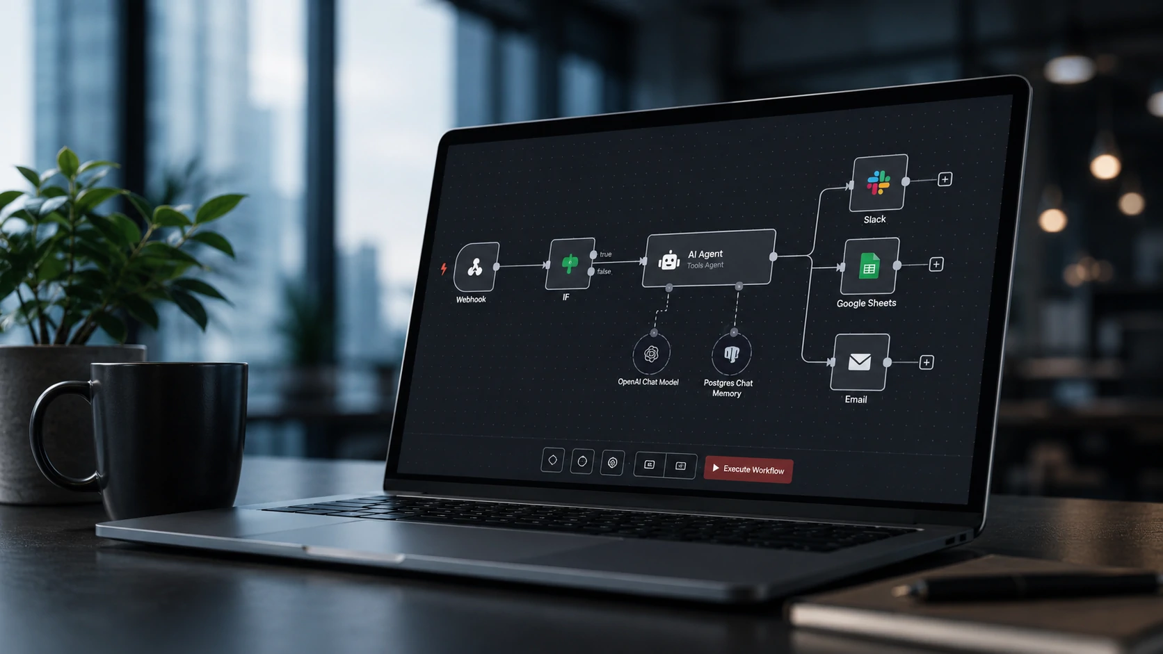 Fluxo de automação utilizando IA em processos empresariais