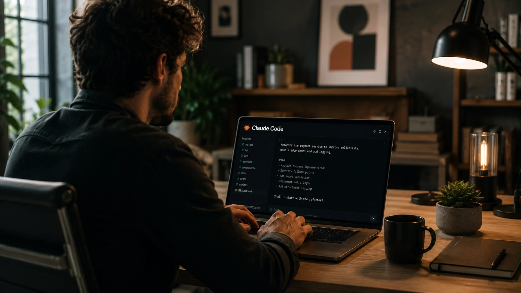 Equipe utilizando IA para acelerar o desenvolvimento de software