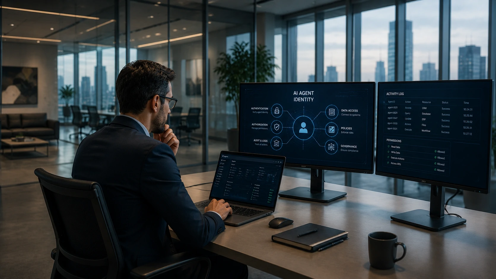 AI Agent Identity in an enterprise environment