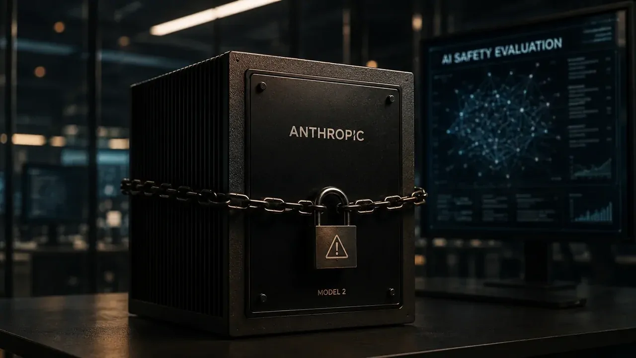 Representação de um modelo de inteligência artificial avançado sob análise de segurança
