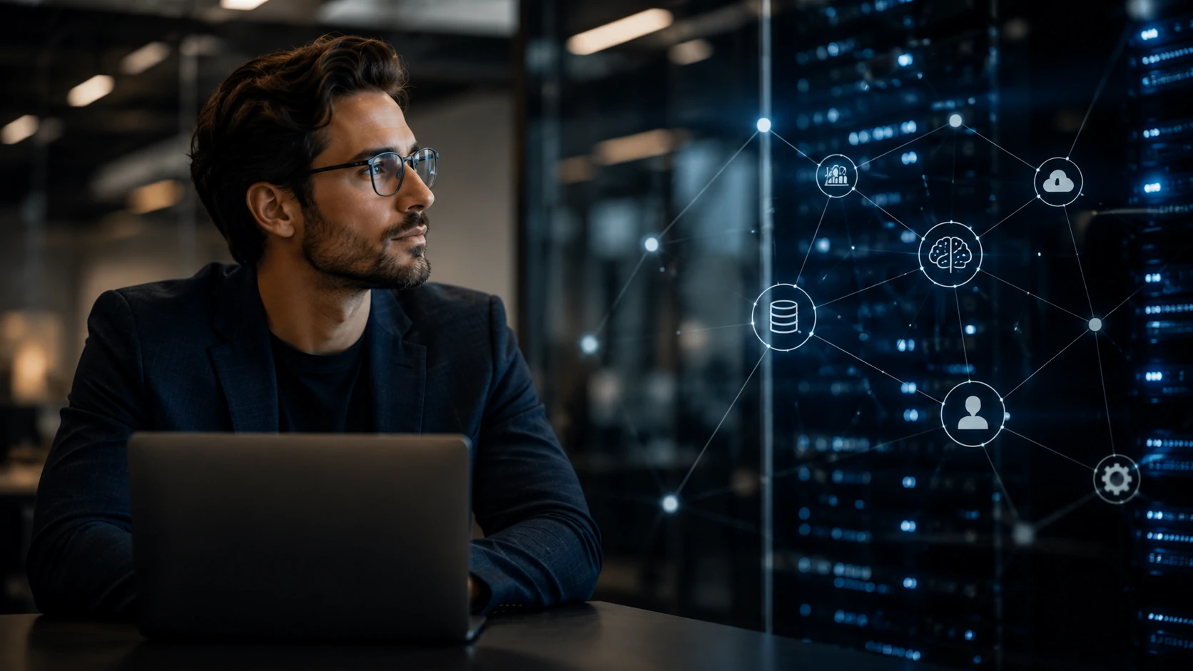 Modern Enterprise AI architecture connecting RAG, MCP, AI agents and enterprise systems.