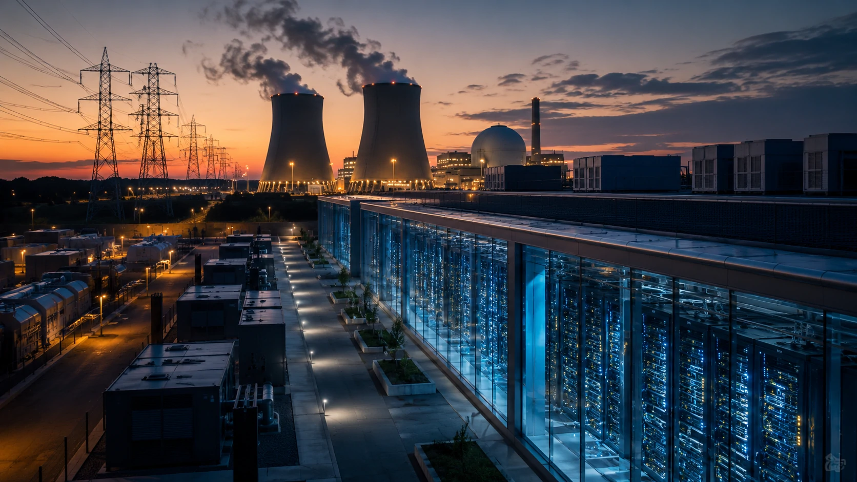 Artificial Intelligence data center powered by large-scale energy infrastructure