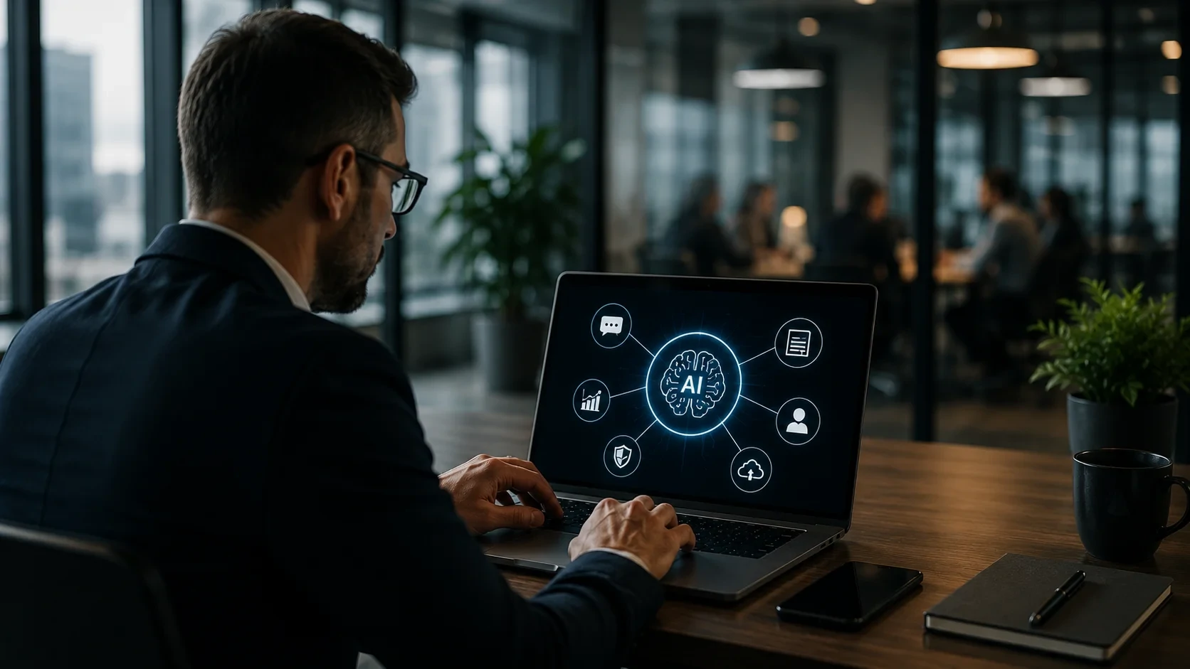 Uso corporativo de inteligência artificial