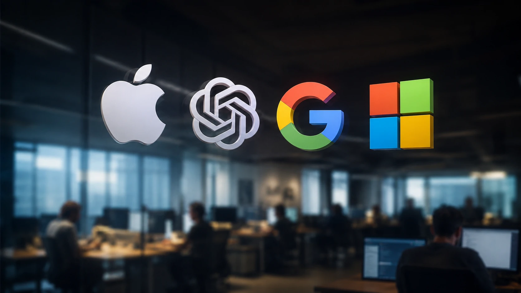 Apple, OpenAI, Google, and Microsoft compete for the future of AI agent interfaces