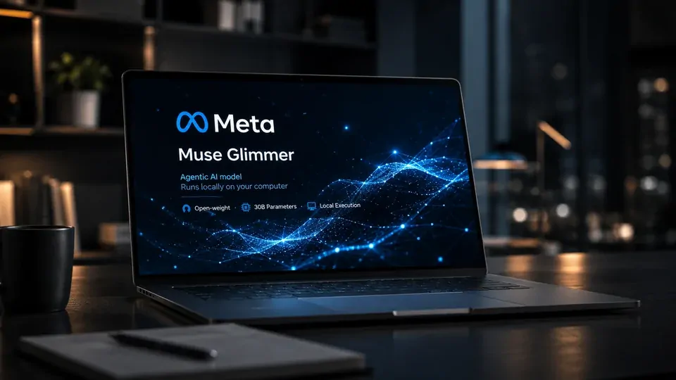 Meta Muse Glimmer running locally on a personal computer