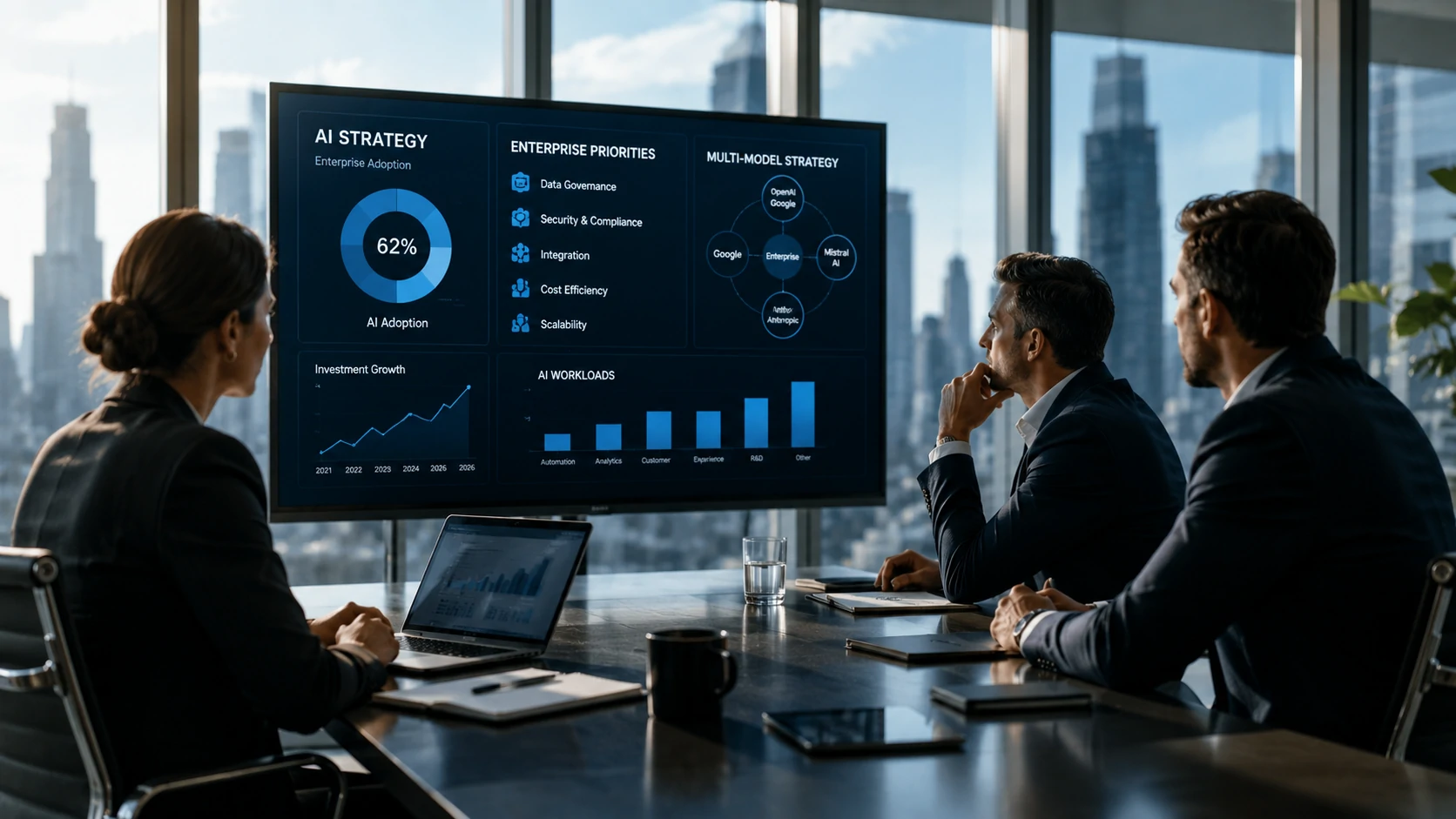 Mercado corporativo de inteligência artificial