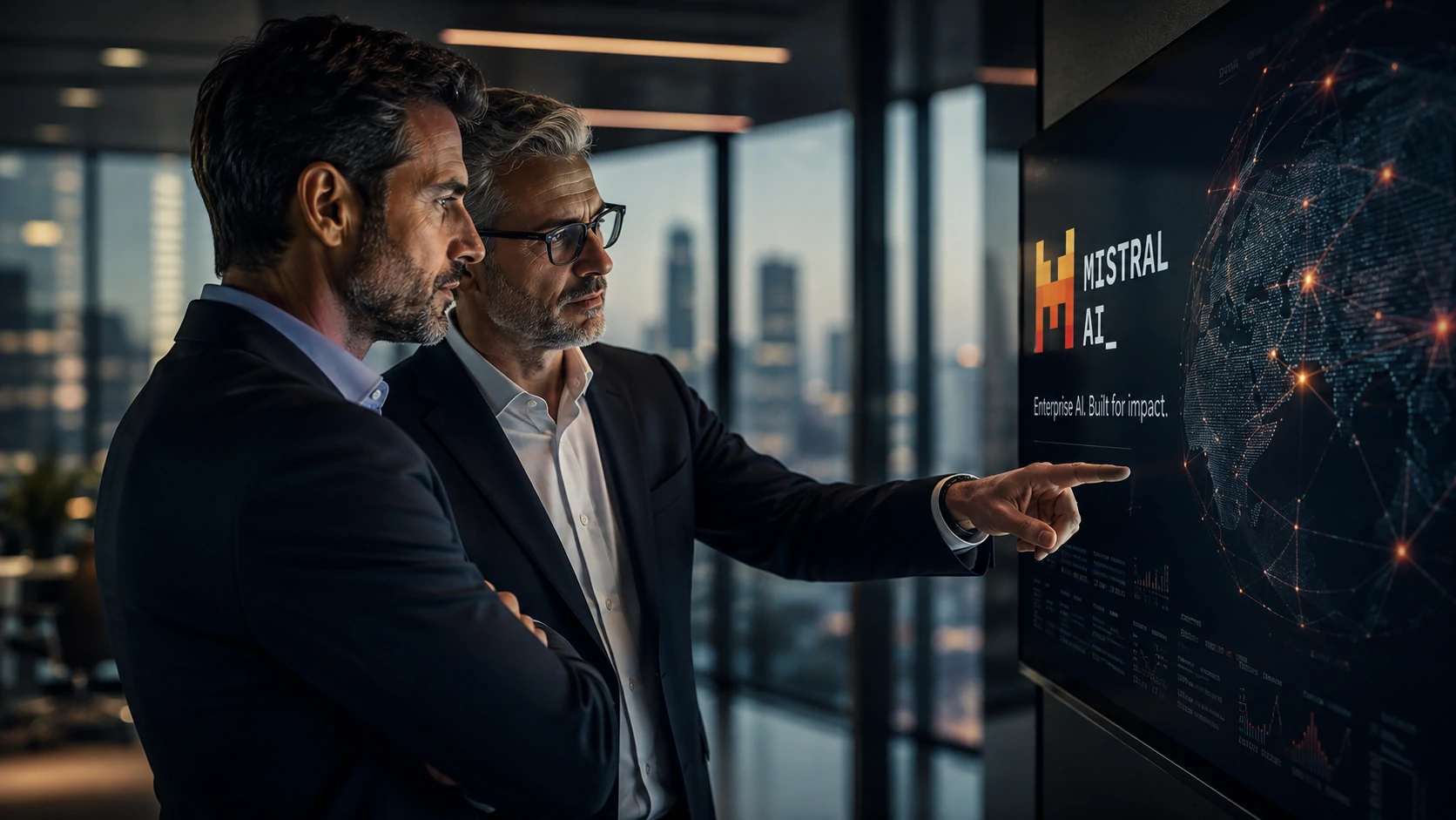 Business leaders analyze Mistral AI's enterprise strategy as it challenges OpenAI in the corporate artificial intelligence market.