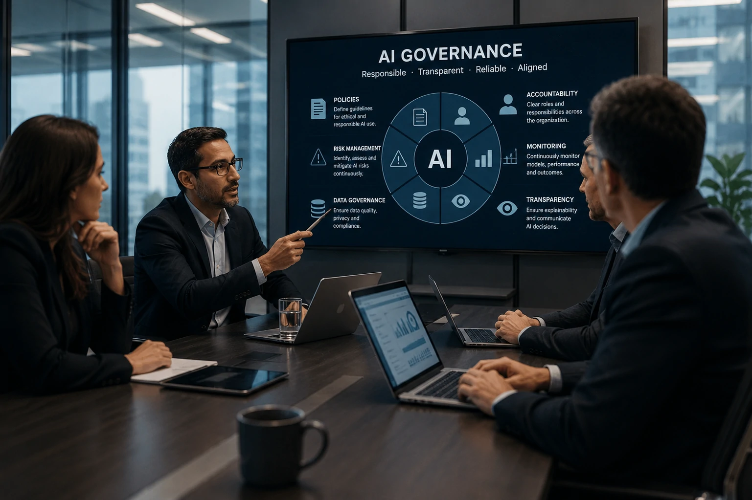Governança de IA em ambiente corporativo