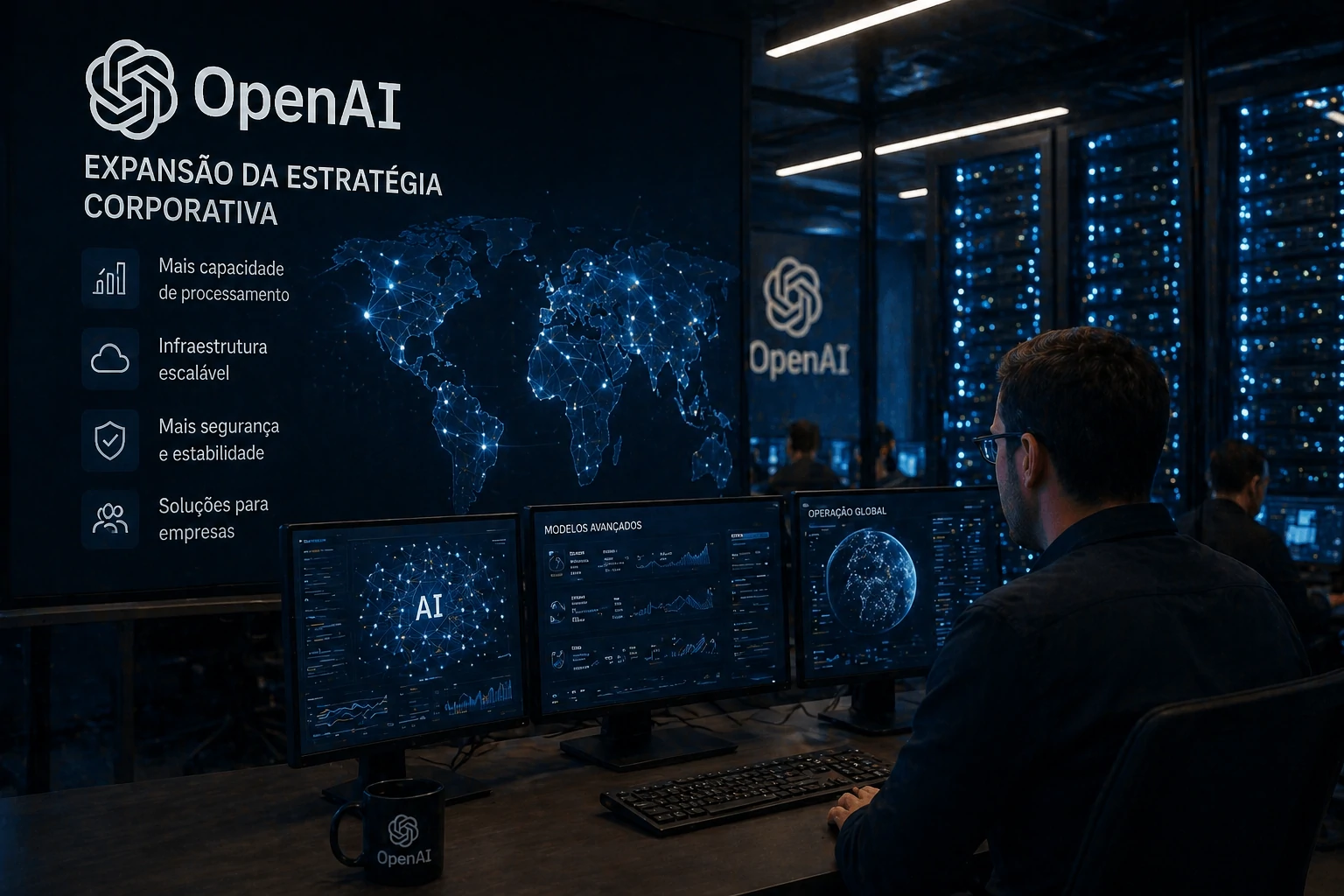 Infraestrutura empresarial de inteligência artificial