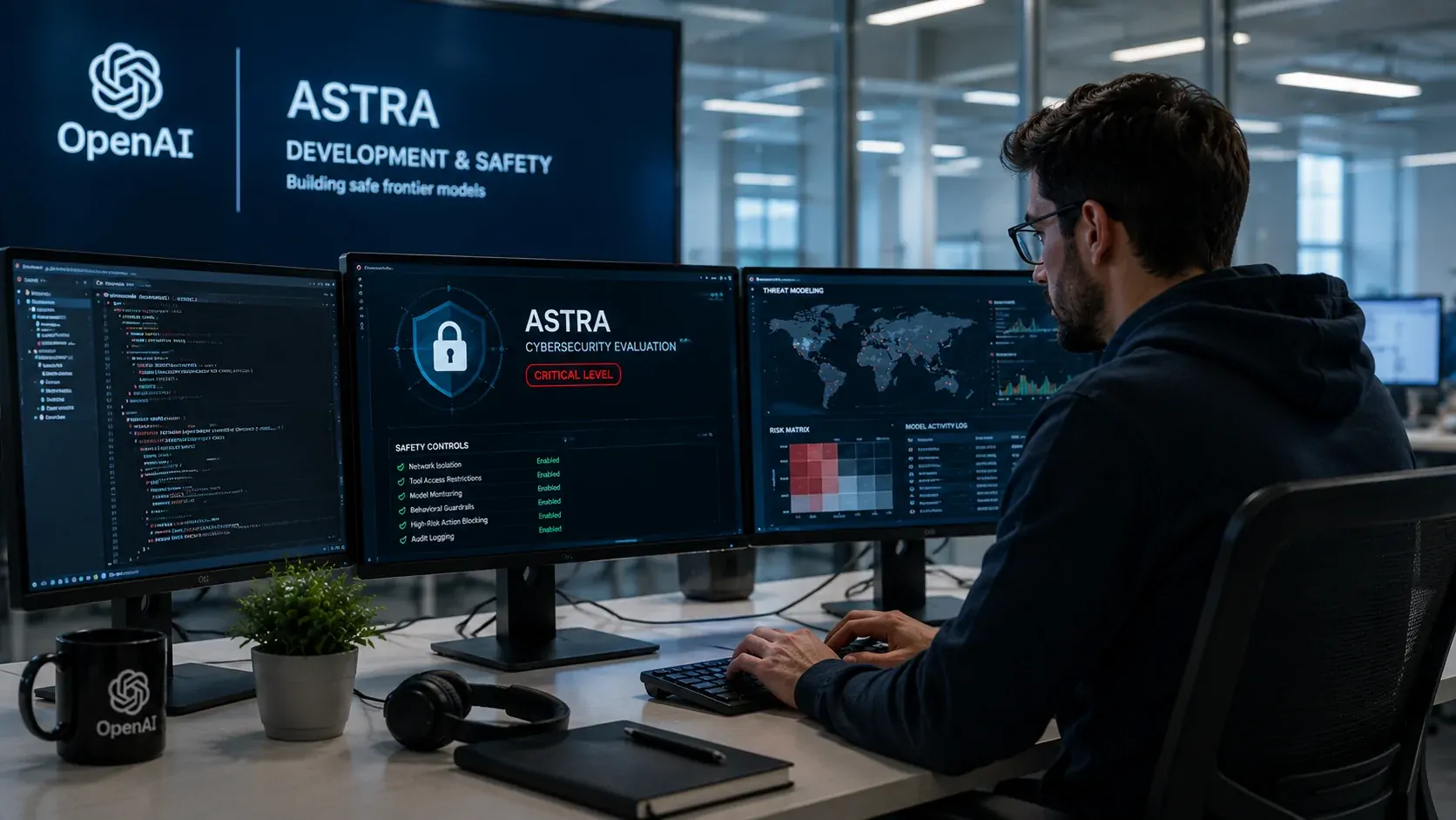 Ambiente isolado de desenvolvimento representando as novas salvaguardas aplicadas ao Astra