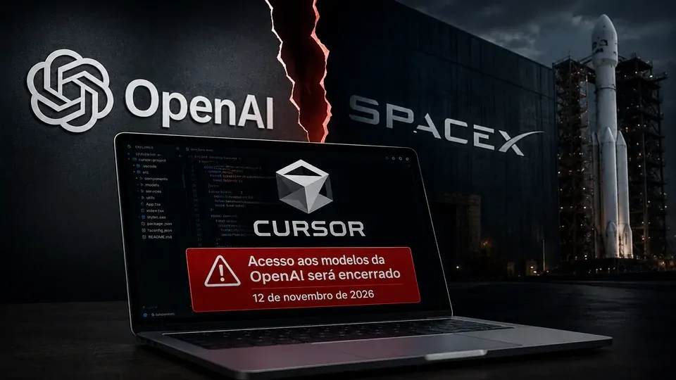 Cursor como plataforma de programação com inteligência artificial conectada a diferentes modelos