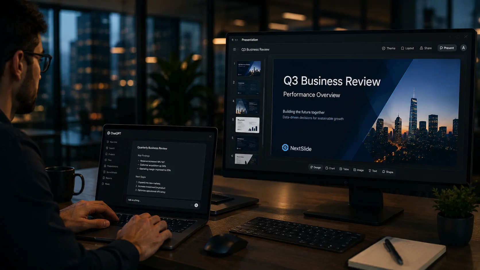 The expansion of ChatGPT connects research, documents and presentations into an AI-powered workflow