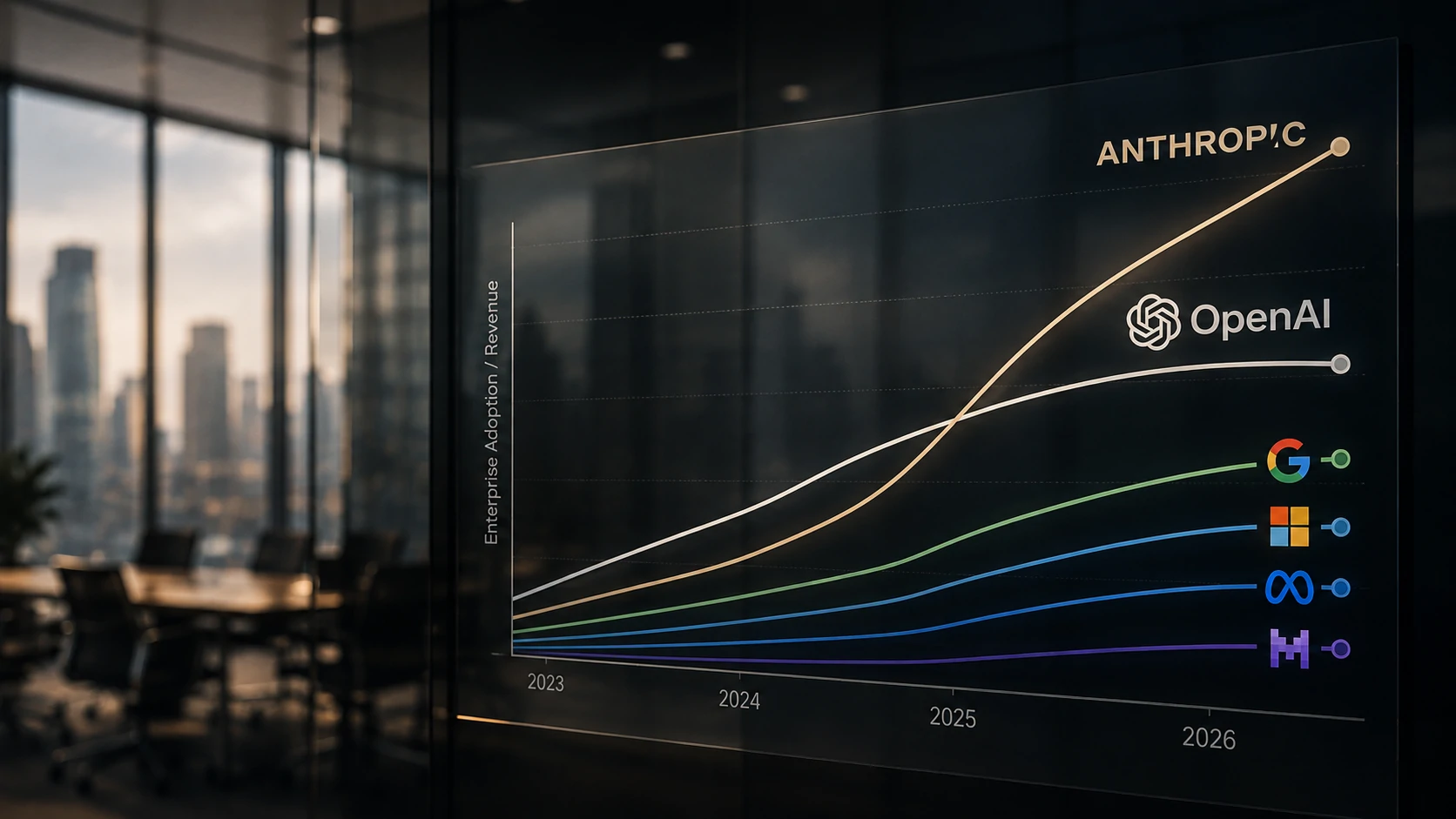 OpenAI and Anthropic compete for leadership in the artificial intelligence market