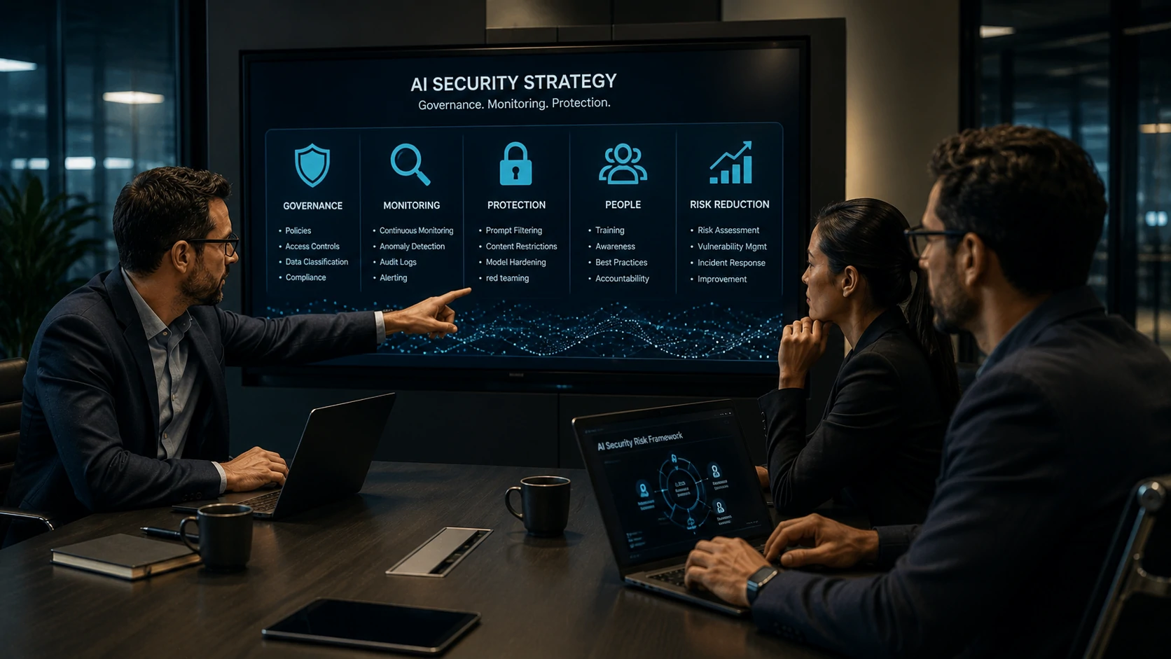 Security strategies for organizations using artificial intelligence in mission-critical operations.