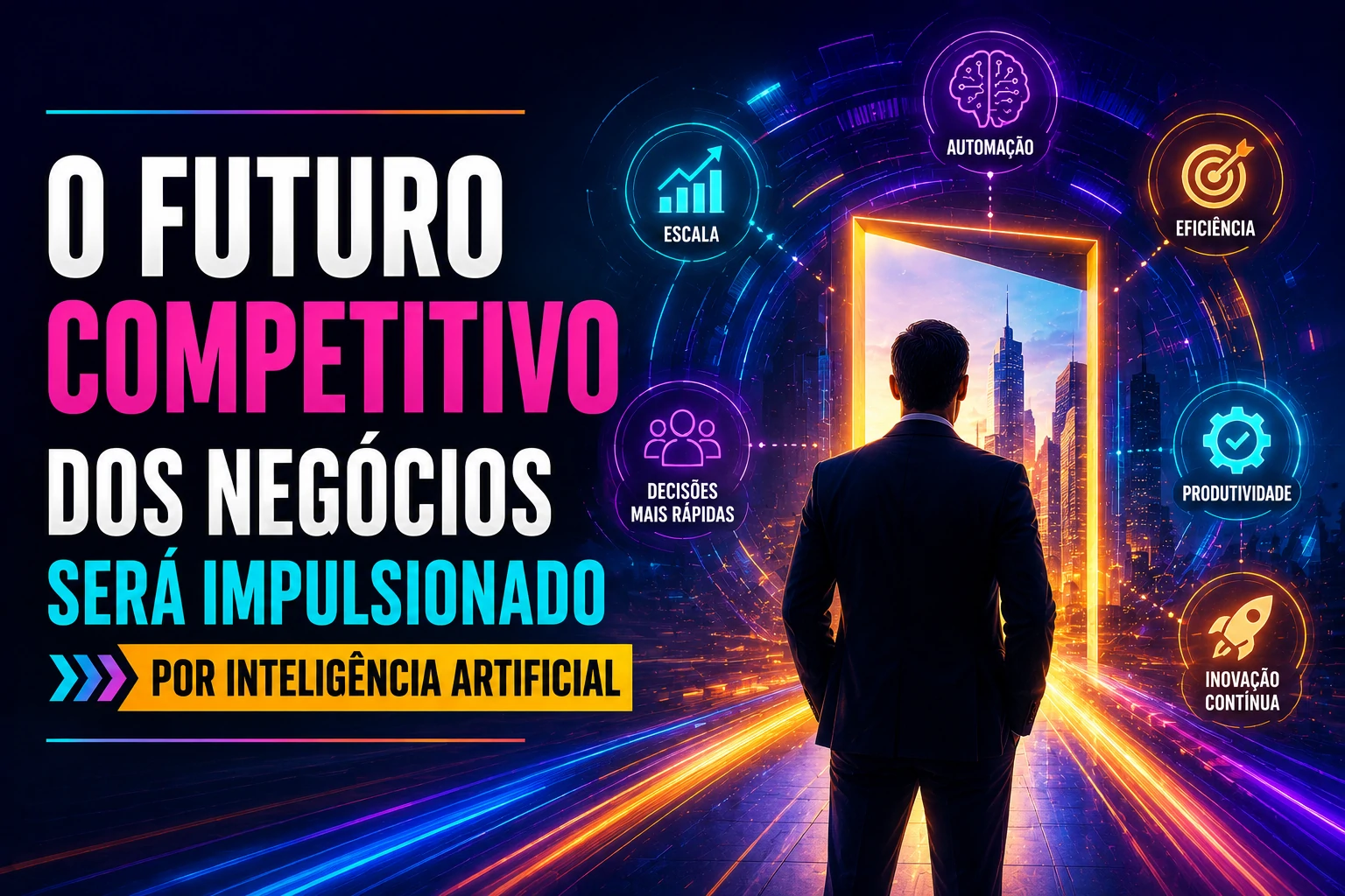 O futuro competitivo dos negócios será impulsionado por inteligência artificial