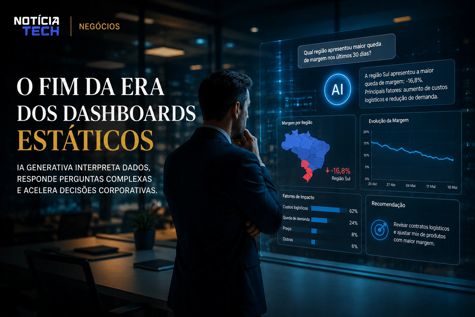 Copilotos analíticos corporativos integrados a grandes volumes de dados empresariais