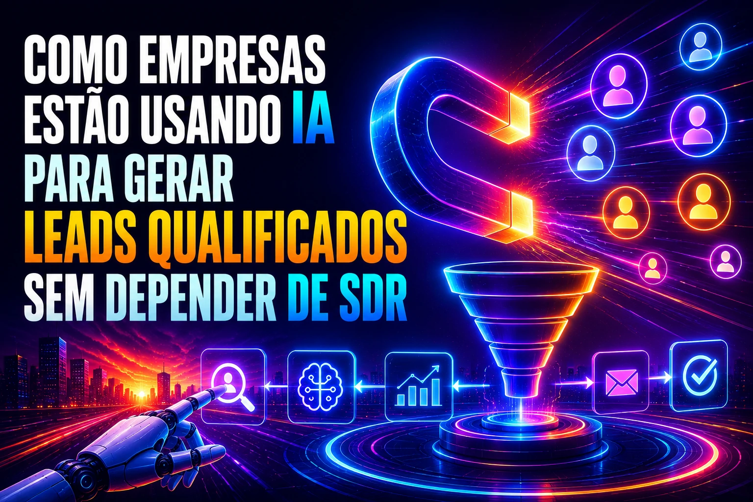 IA transformando prospecção B2B e geração de leads