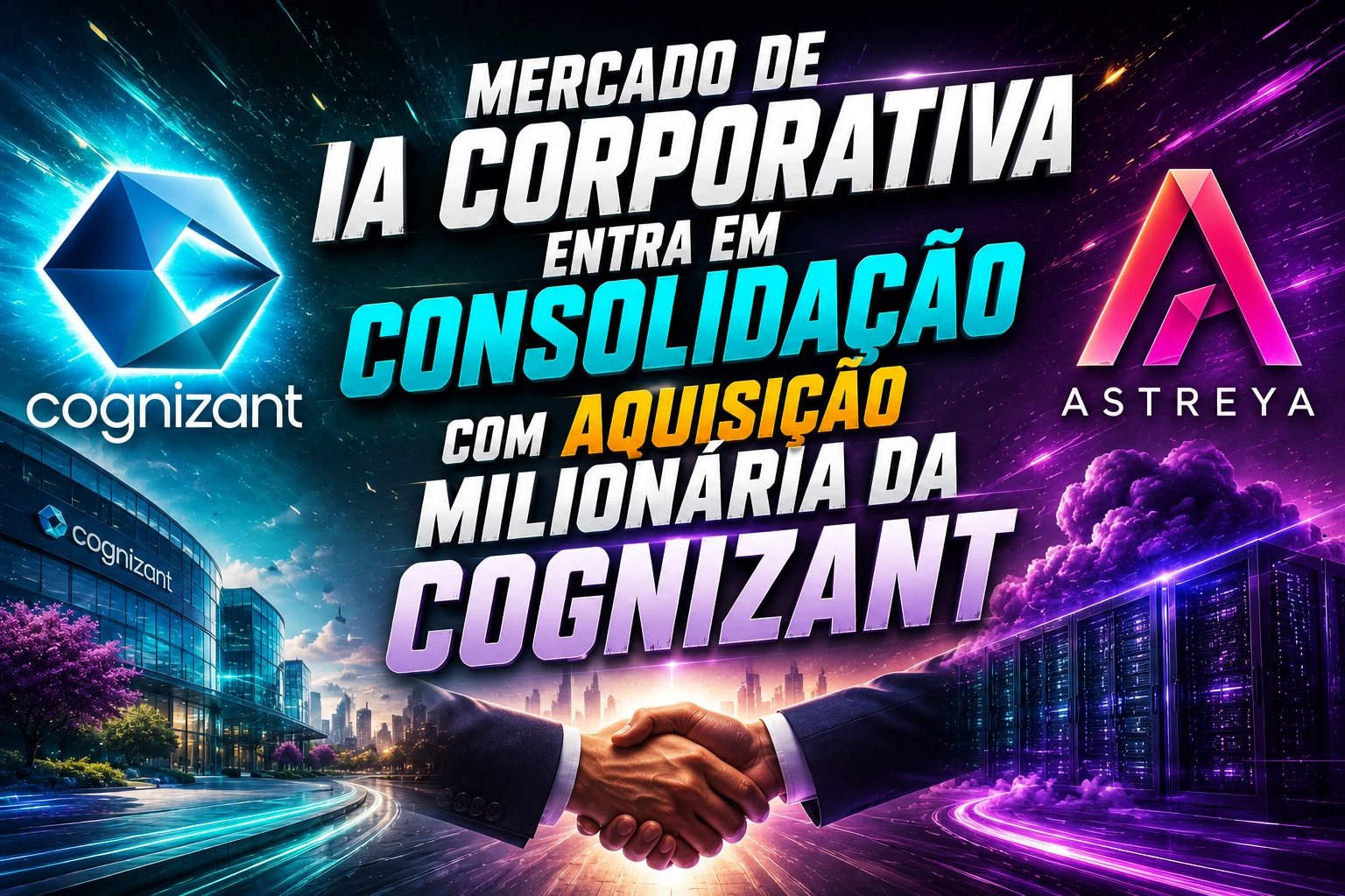 Cognizant adquire Astreya e acelera expansão em infraestrutura de inteligência artificial