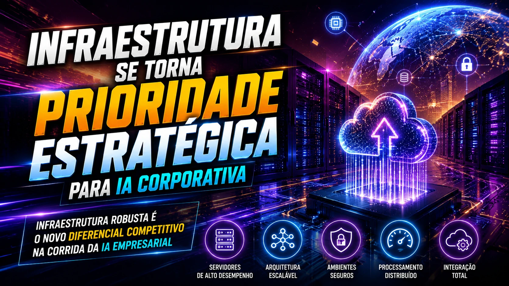 Infraestrutura se torna prioridade estratégica para IA