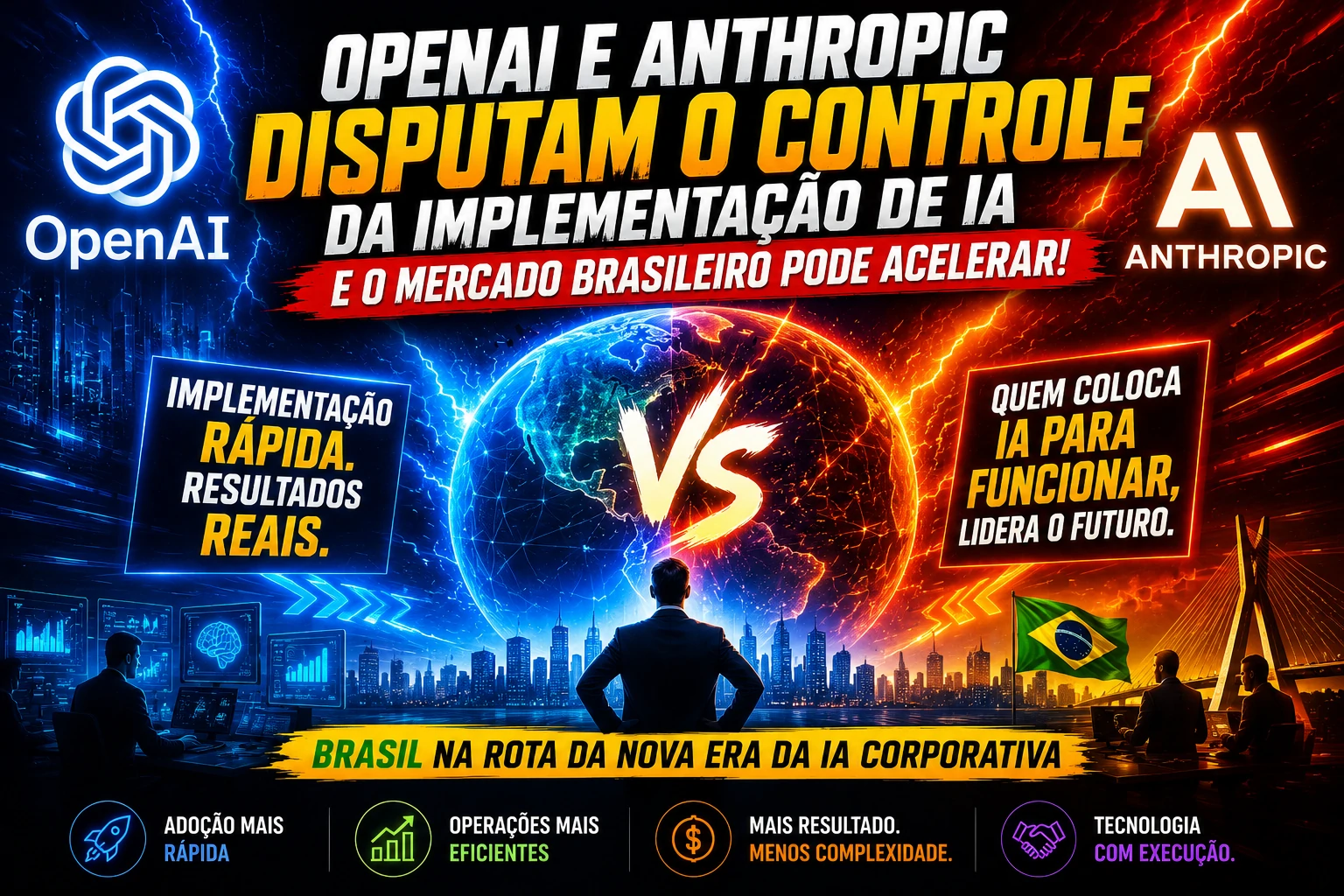 Empresas brasileiras acelerando adoção de IA em áreas operacionais