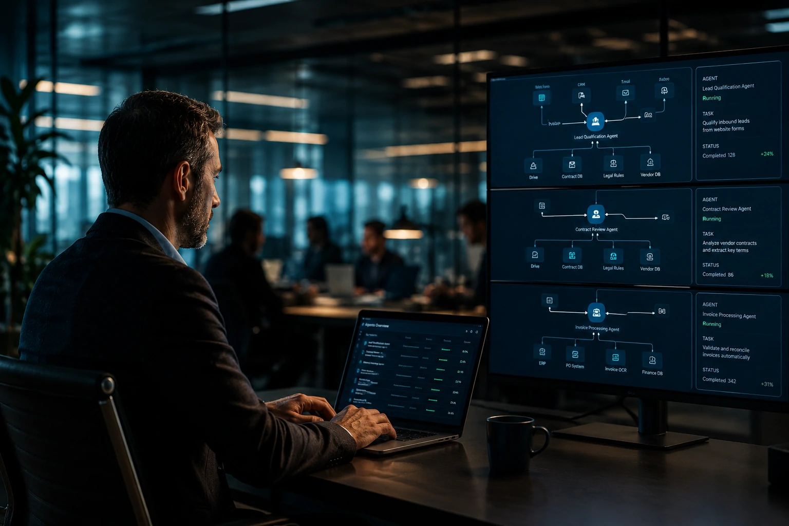 Agentic SaaS e automação corporativa
