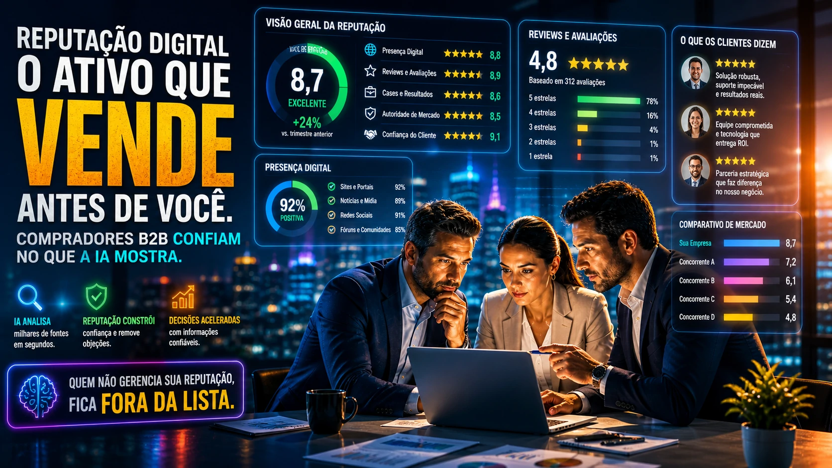 Gestão de reputação como ativo estratégico B2B