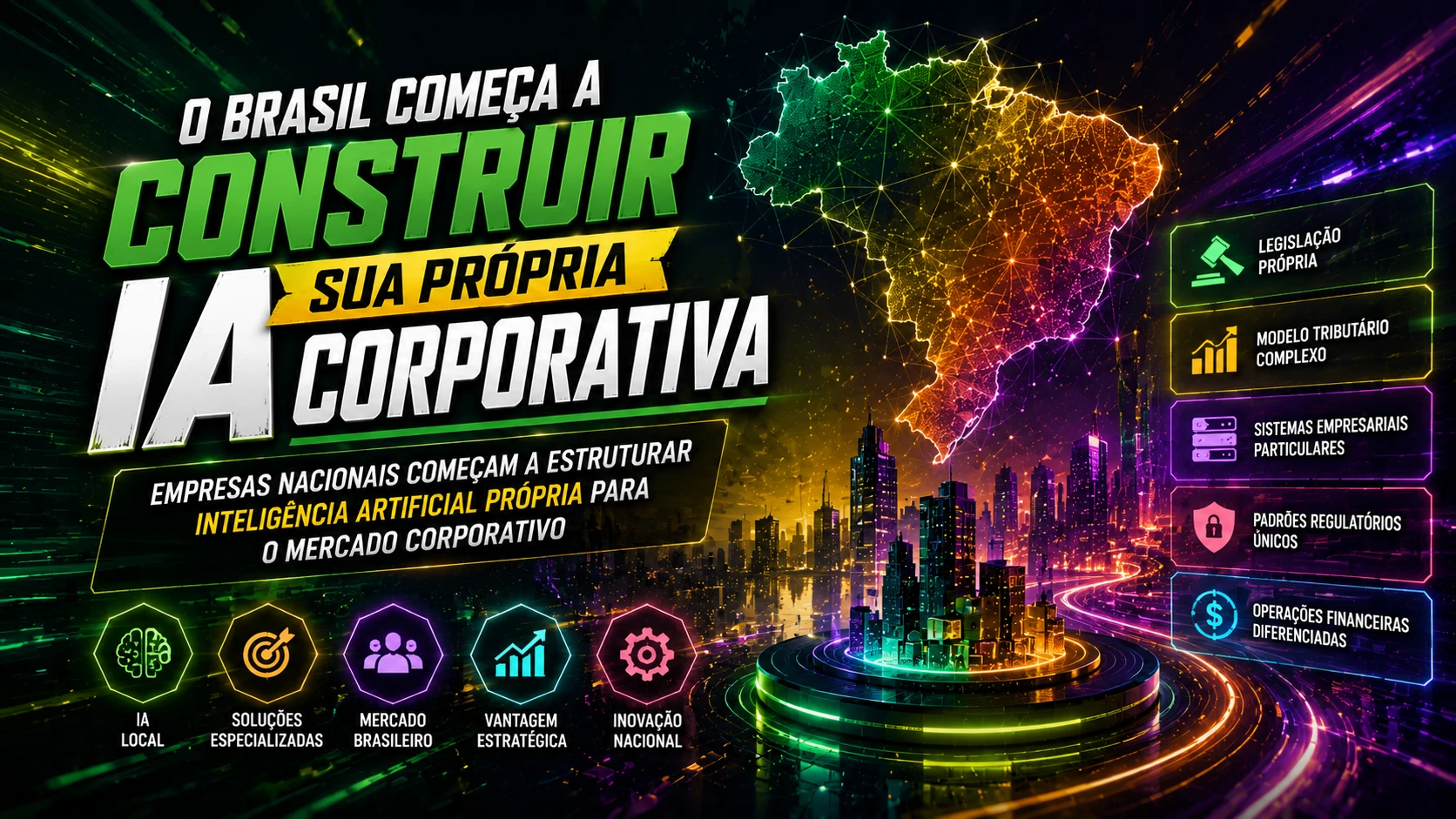 Brasil acelera construção de IA empresarial própria