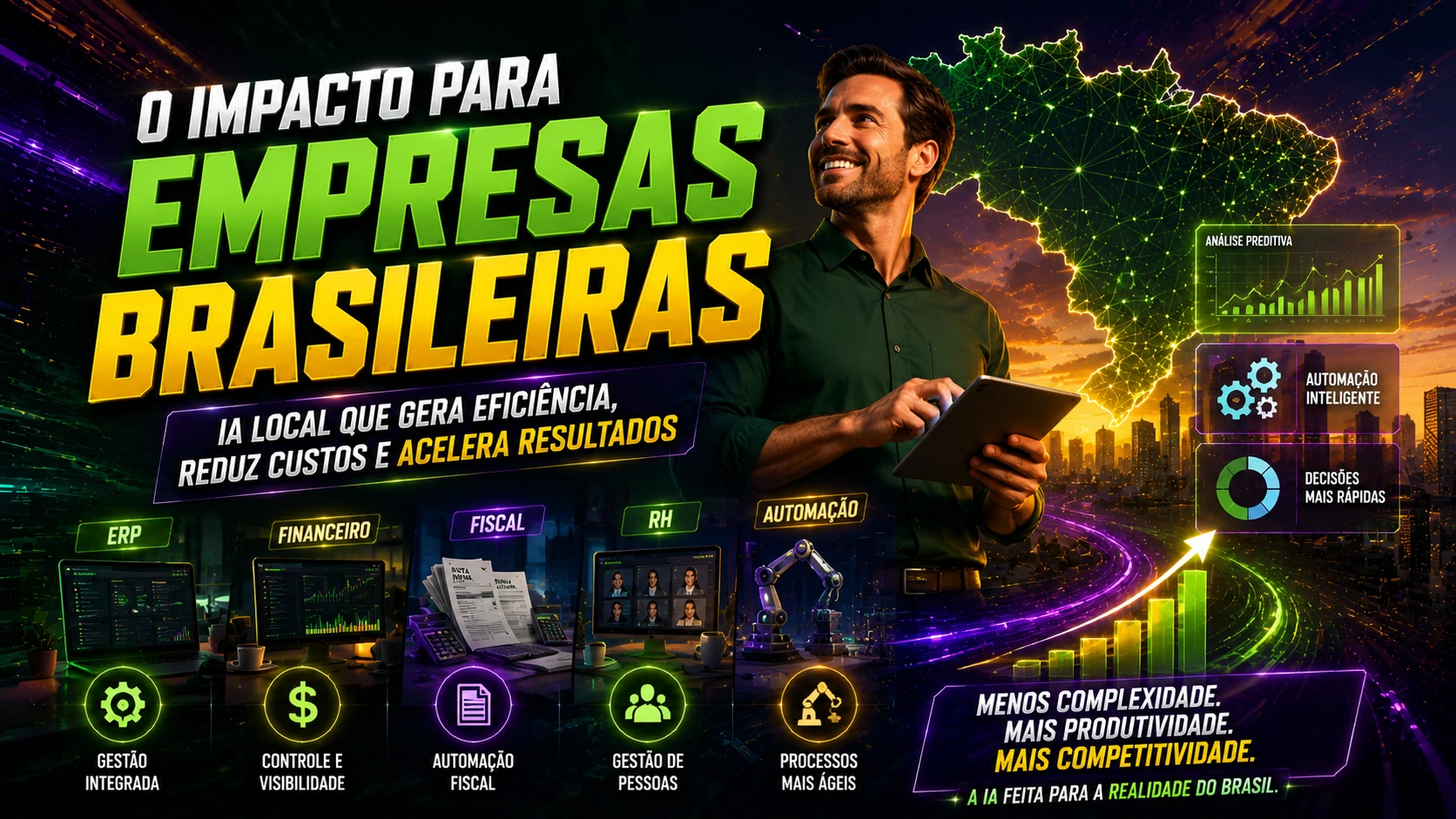 Empresas brasileiras podem ganhar eficiência com IA local